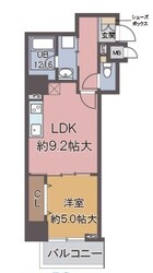 アルデールトモ北堀江の物件間取画像